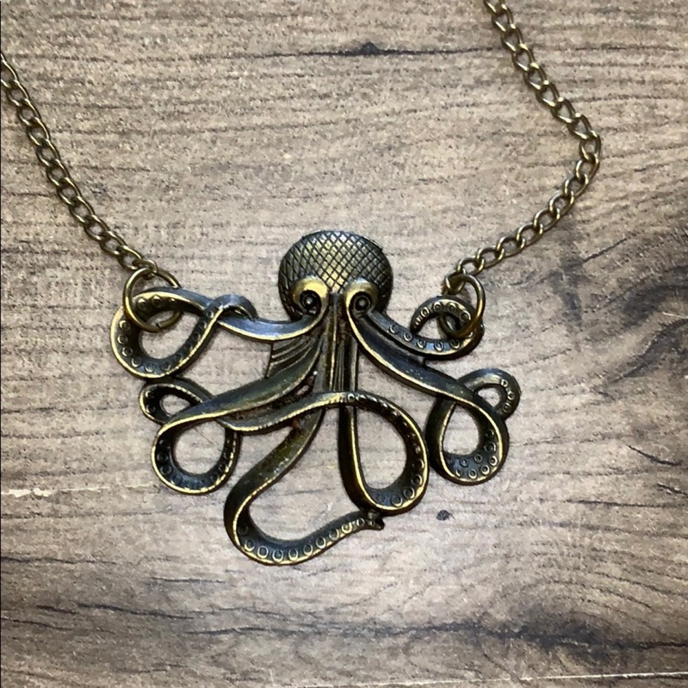 Steampunk Octopus Necklace
